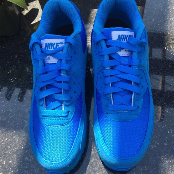 Nike women's Air Max 90 iD custom Blue sz 8 Nike women's Air Max 90 iD custom Blue sz 8